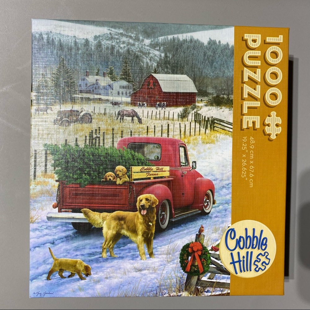 1000 Piece Puzzle Winter scene